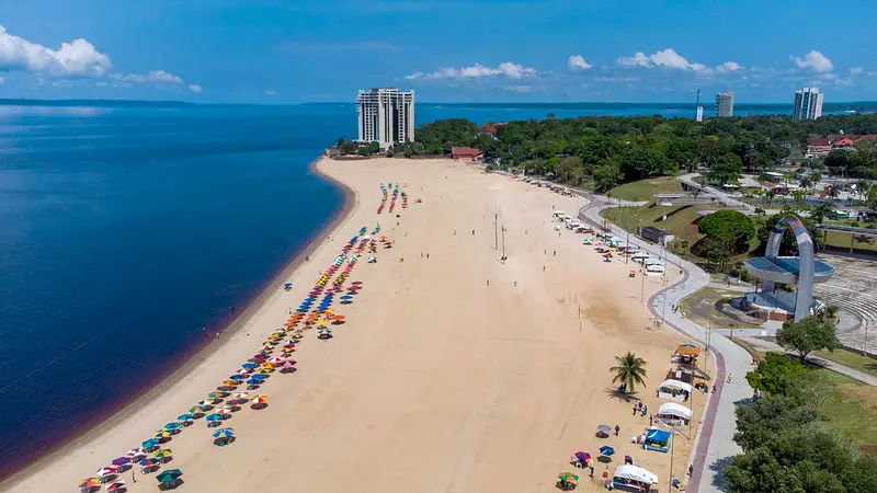 Praia de Ponta Negra em Manaus