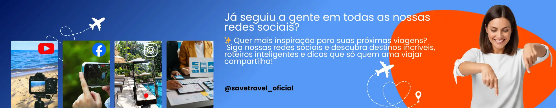Siga nas redes sociais
